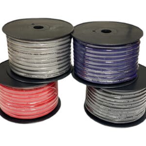 Limitless Lithium 4 Gauge Silver TINNED OFC Power Wire - 100' spool