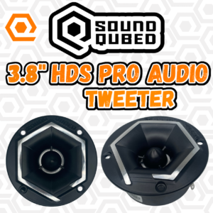 SoundQubed 3.8" HDS-PAT1 Q-Shaped Pro Audio Tweeter