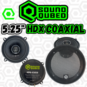 Soundqubed HDX Series 5.25" Coaxial 2-way Speakers (Pair)