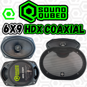 Soundqubed HDX Series 6x9" Coaxial 2-way Speakers (Pair)