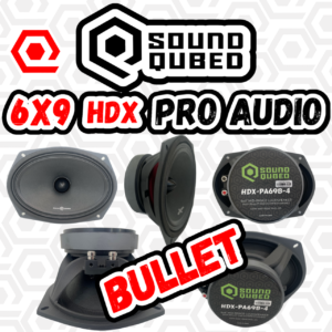 Soundqubed HDX Series Pro Audio 6x9" Speaker (single)