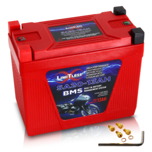 Limitless Lithium Shake Awake 20 Case 13AH Smart Motorcycle battery