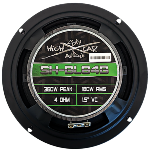 Sky High Car Audio SH-BL84B 8" 4 ohm Bullet Midrange Loudspeaker