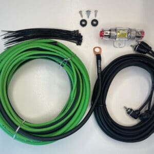 SoundQubed 8 Gauge CCA Amp Kit (single amp kit)