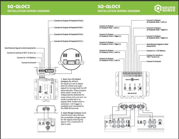 SoundQubed Q-LOC6 Pro Active Line Out Converter SQ-Q-LOC6PRO - Image 4