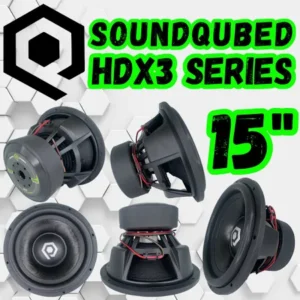 SoundQubed HDX3-15 Series Subwoofers