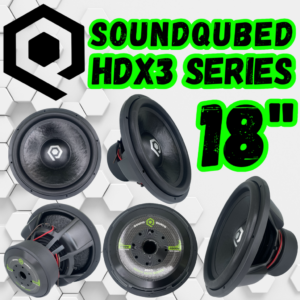 SoundQubed HDX3-18 Series Subwoofers