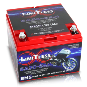 Limitless Lithium Shake Awake 30 Case 6Ah Smart Motorcycle battery