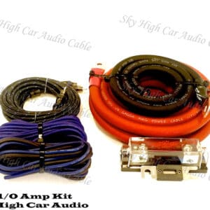 Sky High Car Audio 1/0 OFC Amp Kit