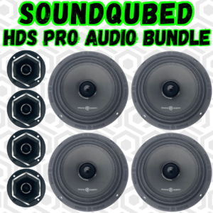 Soundqubed HDS Pro Audio Midrange and Tweeter 800 Watts RMS Package