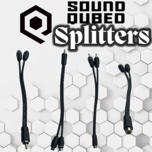 Soundqubed Primary RCA Twisted Y Splitters