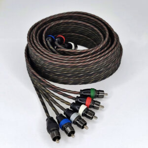 Sky High Car Audio Twisted 6-Channel Twisted RCA 12ft-20ft