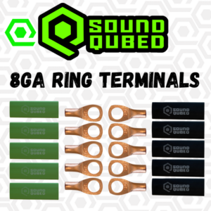 Soundqubed 8 Gauge Soundqubed Ring Terminals (3/8" hole)