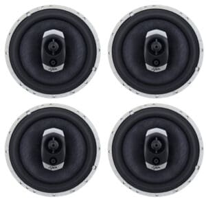 Sky High Car Audio C653 6.5" 3-way Coaxial Speakers Two Pair (Four Speakers)