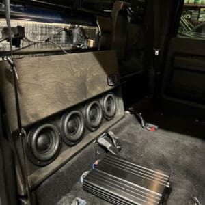 Gately Audio Ford F-350 CrewCab SuperDuty 4 x 6.5” (1994-2016) Behind the Seat Enclosure Only