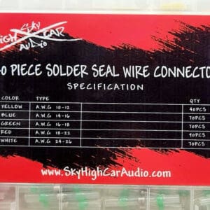 Sky High Car Audio Solder Seal Wire Connectors 340 pieces