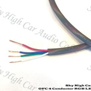 Sky High Car Audio OFC 4 Conductor Wire