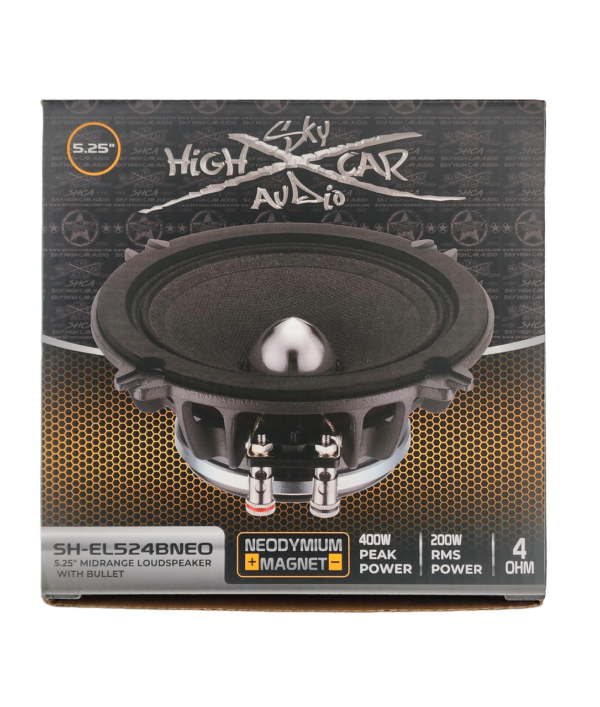 Sky High Car Audio SH-EL524BNEO 5.25" Neodymium Bullet Midrange Speaker - Image 3