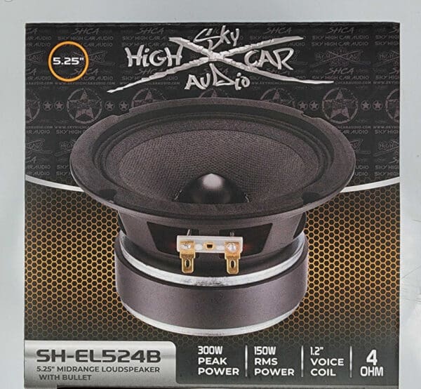 Sky High Car Audio SH-EL524B 5.25" Midrange Loudspeaker with Bullet - Image 3