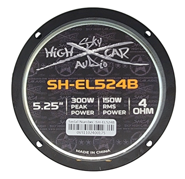 Sky High Car Audio SH-EL524B 5.25" Midrange Loudspeaker with Bullet - Image 6
