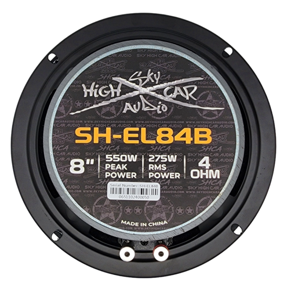 Sky High Car Audio SH-EL84B 8" Midrange Loudspeaker with Bullet - Image 5