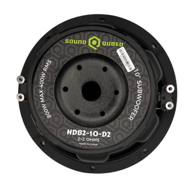 Soundqubed HDB2 Series Subwoofer 10 Inch 2.0" DVC 400w/800w D2 - Image 3