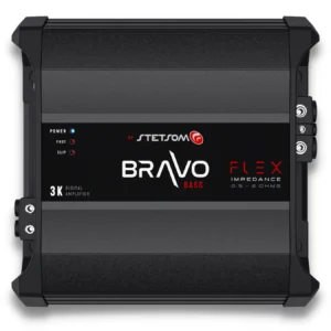 Stetsom BRAVO BASS FLEX 3K 0.5~2ohm Mono Amplifier SM-BRFXBS3K