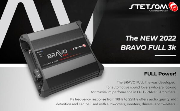 Stetsom BRAVO FULL 2k Full Range Amplifier Monoblock SM-BRFL2K - Image 2