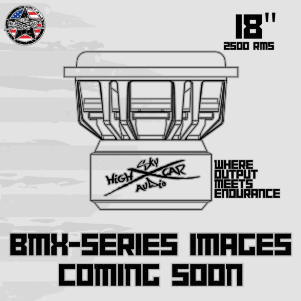Sky High Car Audio BMX Series 18 inch Subwoofer SHCA-BMX-18v1