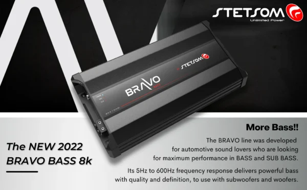 Stetsom BRAVO BASS 8K 1ohm Monoblock Amplifier SM-BRBS8K - Image 5