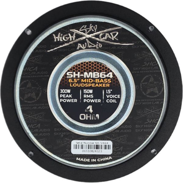 SHCA Pro Audio MB64 6.5" Mid-Bass with 1.5" Voice Coil (Single) - Image 3