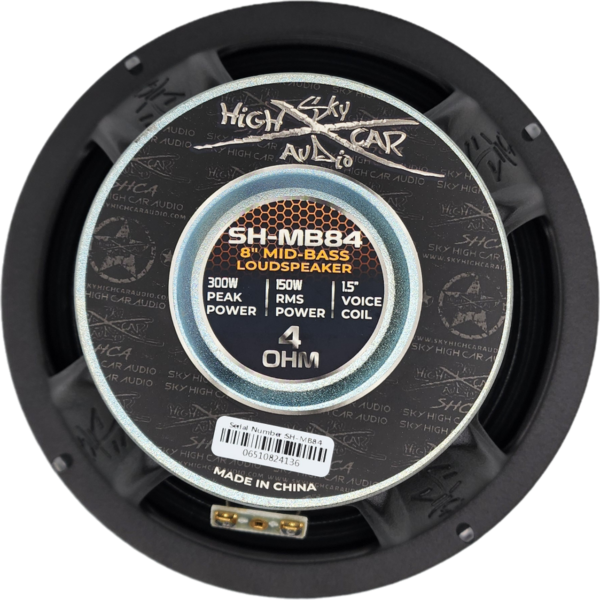 SHCA Pro Audio MB84 8" Mid-Bass Loudspeaker with 1.5" Voice Coil (Single) - Image 3
