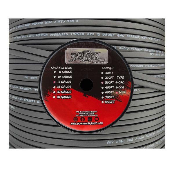 SHCA TINNED OFC 12 Gauge Speaker Wire 300ft OFC12SW-3