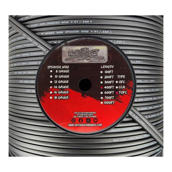 SHCA TINNED OFC 14 Gauge Speaker Wire 400ft OFCT14SW-4