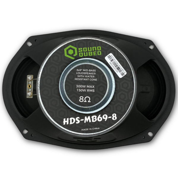 Soundqubed 6x9" HDS Series Midbass with Water Resistant Dome Cap - 1.5" 8 ohm Voice Coil SQ-HDS-MB69-8 - Image 5