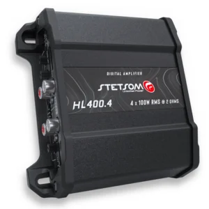 Stetsom HL 400.4 Class D Full Range Amplifier 4 Channel RCA Input and Variable Crossover