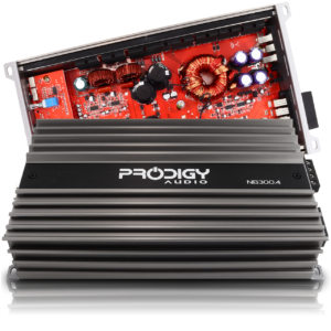 Prodigy Audio NB300.4 1200 Watt 4 Channel Amplifier PA-NBM300.4