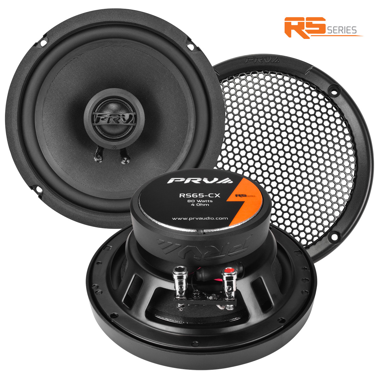 PRV Audio 6.5 inch RS Series Coaxial Car Speakers PAIR PRV-RS65-CX