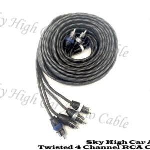 Twisted 4-Channel Twisted RCA 12ft-20ft SHCA-TWRCA-4CH