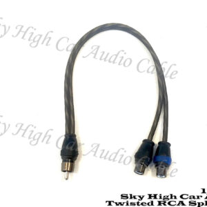 Sky High Car Audio Twisted Y Splitters SHCA-TWRCA-Y