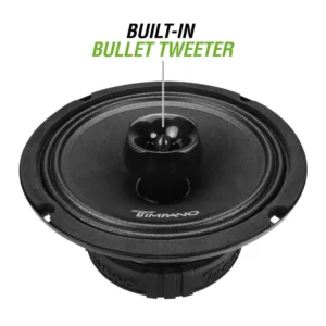 Timpano 8 inch PRO Audio Car Coaxial 4 Ohm – Built-In Super Tweeter TPT-CX8-4TPRO