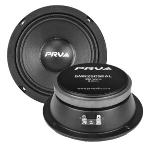 PRV 6.5 inch 8 Ohm SEALED Basket Mid Range Speaker PRV-6MR250SEAL