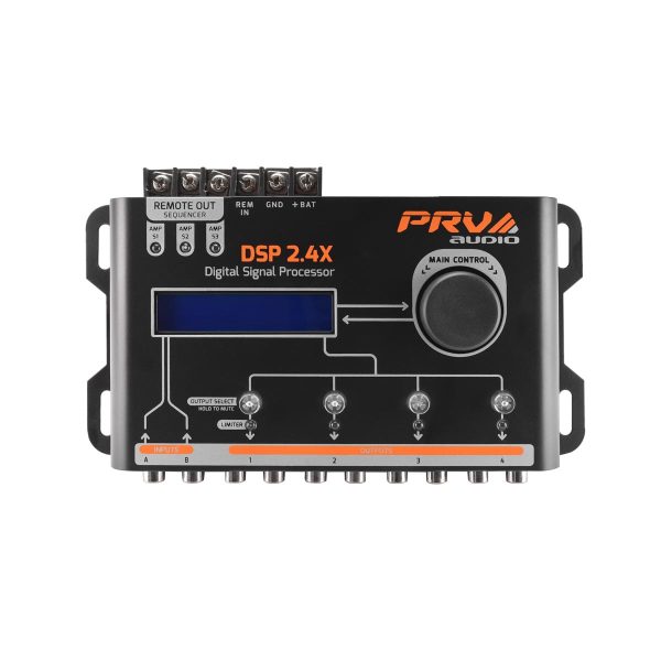 PRV DSP 2.4X 4 CHANNEL DIGITAL SIGNAL PROCESSOR PRV-DSP2.4X