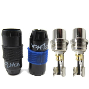 DIY Sky High Car Audio Twisted 2-Channel Twisted RCA Male Ends Singles SHCA-DIYRCAF