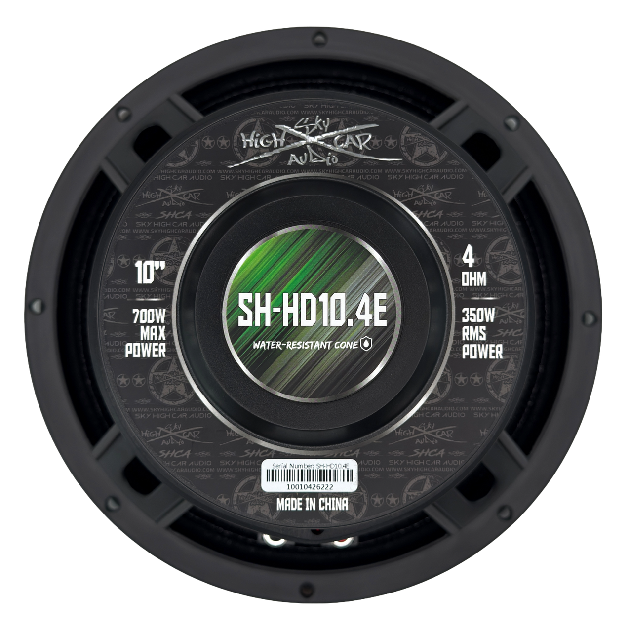 SHCA HD10.4E 10" Hybrid Midrange Coaxial Speaker 700 Watts 4 ohm (Single) - Image 2