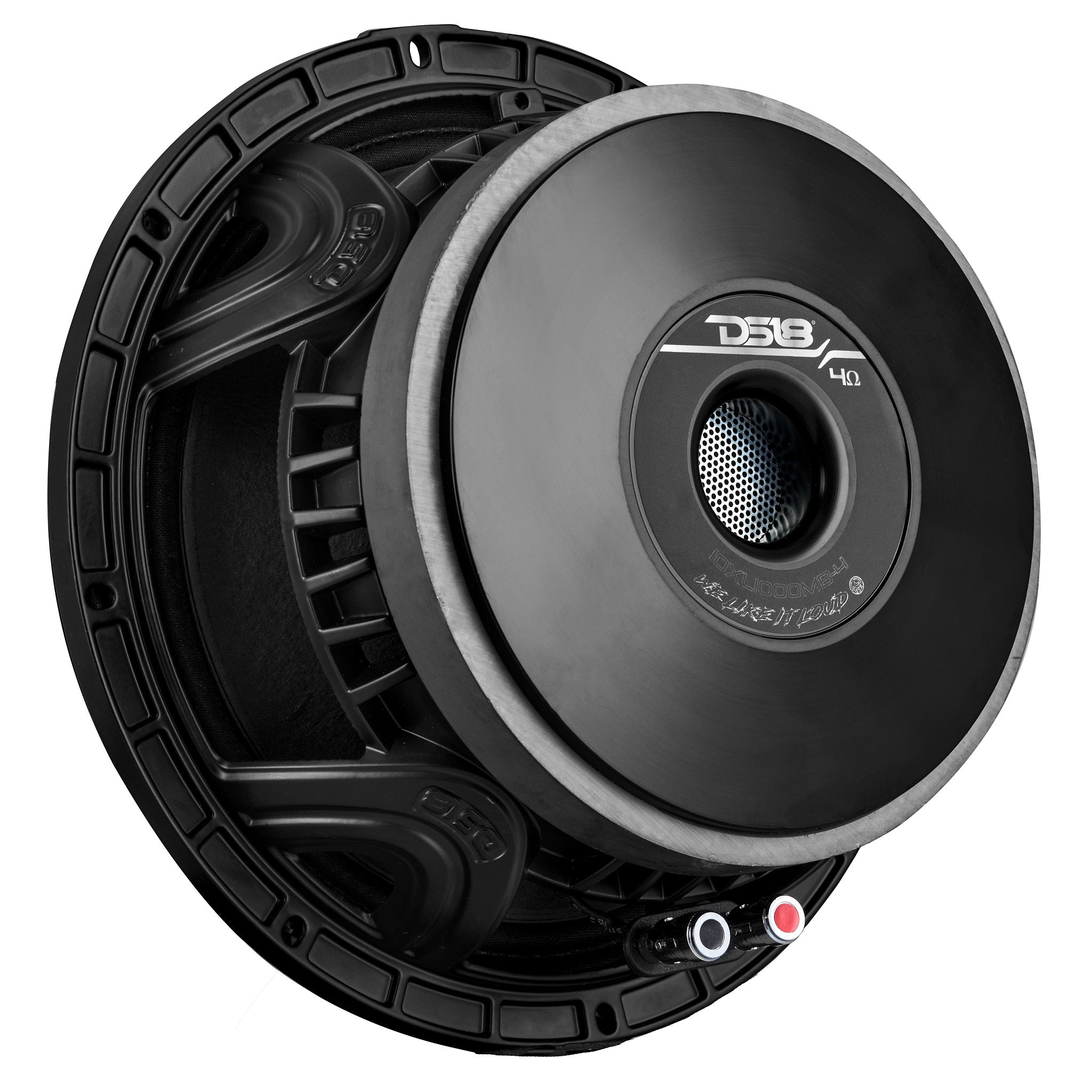DS18 10XL1000MB-4 XL 10" Mid-Bass Loudspeaker 500 Watts Rms 4-Ohm