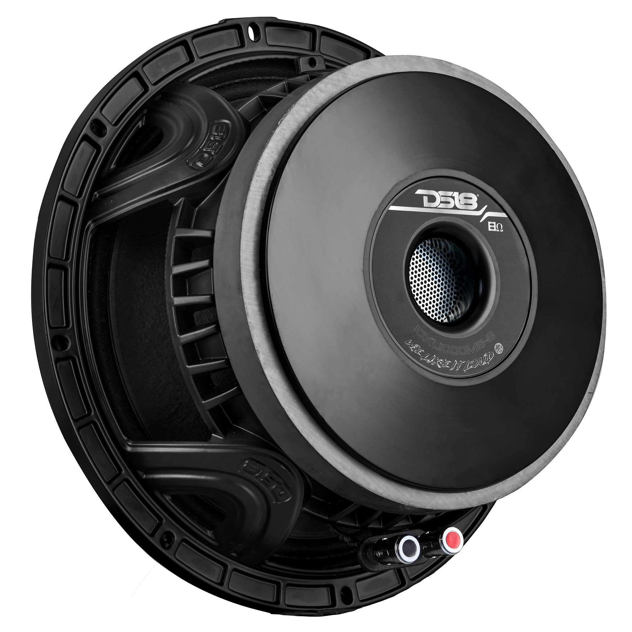DS18 10XL1000MB-8 XL 10" Mid-Bass Loudspeaker 500 Watts Rms 8-Ohm