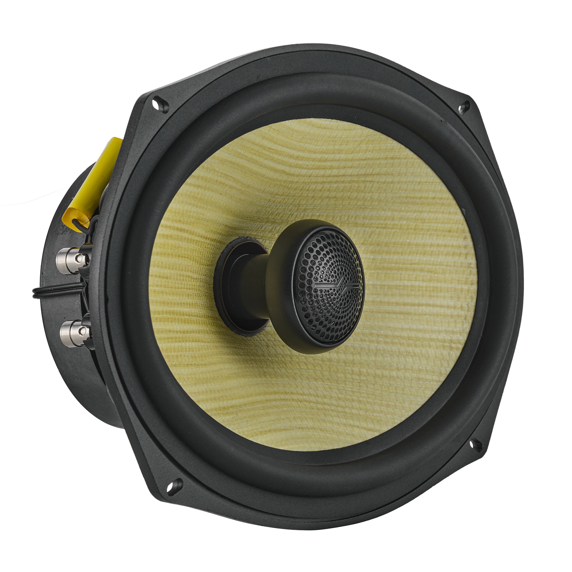 DS18 DXQ6.9CX DXQ 6x9" 2-Way Coaxial Speaker with Yellow Straw and Composite Foam Cone | 150W RMS 4-Ohm