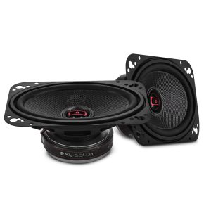 DS18 EXL-SQ4.6 EXL 4x6” 2-Way Coaxial Speaker with Fiber Glass Cone | 60W RMS 3-Ohm