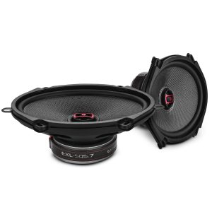DS18 EXL-SQ5.7 EXL 5x7" 2-Way Coaxial Speaker | 120W RMS 3-Ohm